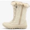 QUECHUA Dievčenské nepremokavé čižmy SH100 30-38 suchý zips béžové 31