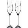 Silhouette dva poháre na šampanské - 210ml