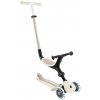 Globber Go Up Active Lights Ecologic 3v1 kolobežka s odnímateľným sedadlom, kokosová