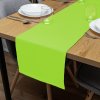 Biante Dekoračný behúň na stôl Rongo RG-041 Žiarivý zelený 20x180 cm