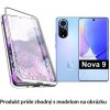 Luxria Double Glass Magnetic - Strieborné presklené magnetické púzdro pre Huawei pre Huawei: Nova 9