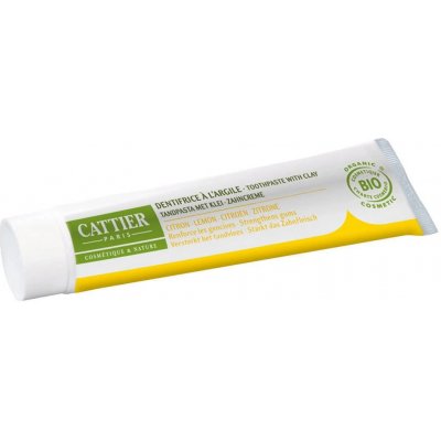 Citrónová zubná pasta s liečivou hlinkou Cattier Paris 75 ml Obsah: 75 ml