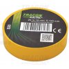 Tracon Izolačná páska žltá 20m×18mm S20