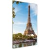 Vertikálny foto obraz sklenený Eiffelová veža Paríž 50x100 cm