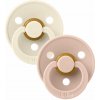 BIBS Cumlíky z prírodného kaučuku Colour 2ks - veľkosť 2, Ivory/Blush