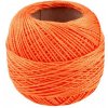 Vyšívacia priadza Perlovka Niťárna - 10 ks 2192 Jaffa Orange