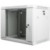 Nástěnný rack 19'' 9U 600X450mm šedý flat pack