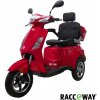 Elektrický trojkolesový vozík RACCEWAY® VIA-MS09 1000W 20Ah, vínový lesklý