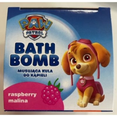 Paw Patrol kúpeľová bomba Malina 165 g