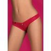 OBSESSIVE Tangá Rougebelle Thong Červená