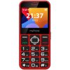 myPhone HALO HALO 3 červený TELMYSHALO3RE - Mobilný telefón Senior s nabíjacím stojanom