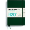 Zápisník LEUCHTTURM1917 edícia 120G Forest Green, 203 p., čistý
