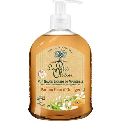 Le Petit Olivier prírodné tekuté mydlo s olivovým olejom Pomarančový kvet 300 ml