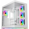 Krux skříň Atron ATX / 4x120 mm PWM ARGB fan / USB 2.0 / USB 3.0 / USB-C / panoramatická / bílá KRXD018