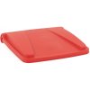 Veko pre odpadkové koše 30 a 45 l s funkciou tichého zatvárania, 60x408x398 mm, červené | CAMBRO