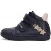 D.D.STEP Detské dievčanské kožené topánky Royal blue A040-42820