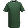 PORTWEST Portwest Tričko s krátkym rukávom Anti-Static ESD Lesná zelená, M