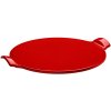 Kameň na pizzu Emile Henry 37 cm hladký červený 347514