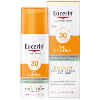 Eucerin Oil Control krémový gél na opaľovanie na tvár SPF30 50 ml