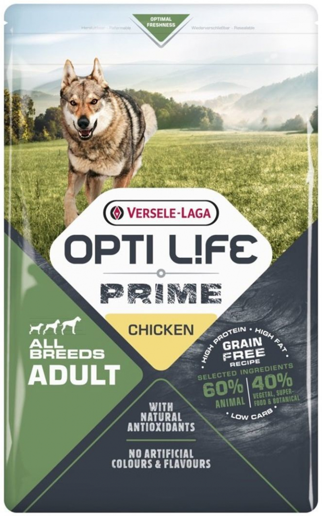 Versele Laga Opti Life Prime Adult Chicken 2,5 kg Grain free