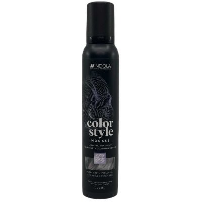 Indola Color Style Mousse semi-permanentná barva Pearl Grey 200 ml