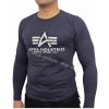 Alpha Industries Basic T LS pánske tričko s dlhým rukávom navy