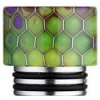 DripTip náustok 810 Snake Pattern kovový typ: guľatý, farba: zelená