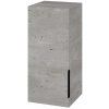 Dreja Horná skrinka DOS SYD 35 - D01 Betón / Úchytka T07 / D01 Betón / Levé