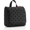 Toaletná taštička Reisenthel Toiletbag Glossy Dots Black