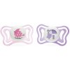 Chicco cumlík Physio Light, silikón, 2-6m+, ružová, 2ks
