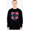 SANTA CRUZ mikina Dressen Roses Club Knit Crew Black BLACK vel. M