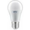 Žiarovka LED 9W, 4000K, 806lm, 200°, A60 (GTV) s káblom a svorkou