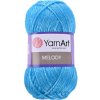 Pletacia vlna YarnArt MELODY 893 modrá