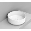 Ceramica Dolomite Noemi umývadlo 44x44 cm okrúhly pultové umývadlo biela lesklá D310501