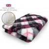 DRYBED Premium Vet Bed Diamant fuchsia 100 x 75 cm