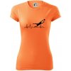 Ekg futbal brankár - Dámske Fantasy športové (dresovina) - 2XL ( Neon mandarine )