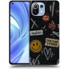 Picasee silikónový čierny obal pre Xiaomi Mi 11 - STICKERS x TAGS