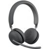 Logitech Zone Wireless 2 UC - Náhlavní souprava - náhlavní - Bluetooth - bezdrátový - odstranění šumu - UBS-C přes adaptér Bluetooth - grafit - Optimalizováno pro UC