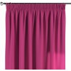 Dekoria Záves na riasiacej páske, ružová, Loneta, 133-60