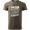 1979 v kocke - Klasické pánske tričko vyššej gramáže - 3XL ( Army )