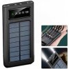 Solárna Powerbanka Nabíjačka, 20000mAh, 4xUSB, Svietidlo, Vonkajšia Powerbanka