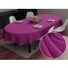 Biante Dekoračný oválny obrus Rongo RG-092 Purpurový 140x160 cm