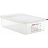 ARAVEN Gastronádoba s vekom GN 1/1, PP, Hĺbka: 100 mm, Objem: 13,7 L, hermetická