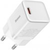 Baseus GaN3 sieťová nabíjačka USB-C 1C 30W, biela (CCGN010102)