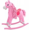 MILLY MALLY Hojdací koník s melódiou Princess pink 73x29x67 ružová
