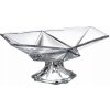 BOHEMIA ORIGAMI Krištáľová šalátová misa na nohe, 35,5 cm
