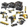 Sada Combo 8 elektrických nástrojov 18V 4x5,0Ah TStak DCK853P4T DeWALT