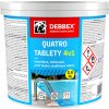Cranit Quatro tablety – dezinfekcia, proti riasam, vločkovanie, stabilizácia, 2,4 kg vedro modrastá