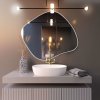 Baltica Design Tiny Borderbright Stain II zrkadlo 50x36 cm s osvetlením biela 5904107902067
