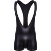 Singlet Outtox WS142-90 Zippered-Rear Wrestling Singlet čierny